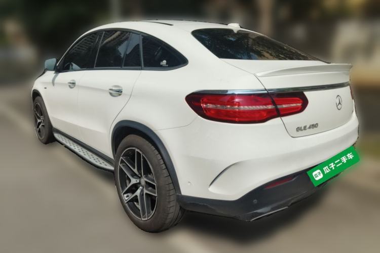 Used Mercedes-Benz GLE Coupe 2017 GLE 450 AMG 4MATIC Coupe SUV Rear Left 45 Deg