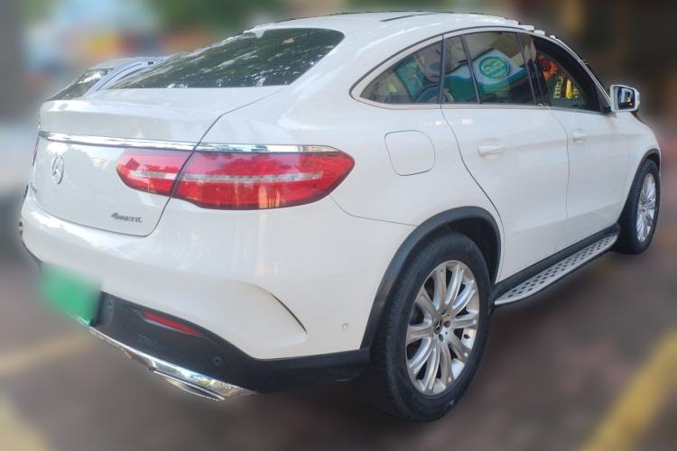 Used Mercedes-Benz GLE Coupe 2017 GLE 320 4MATIC Coupe SUV Rear Right 45 Deg