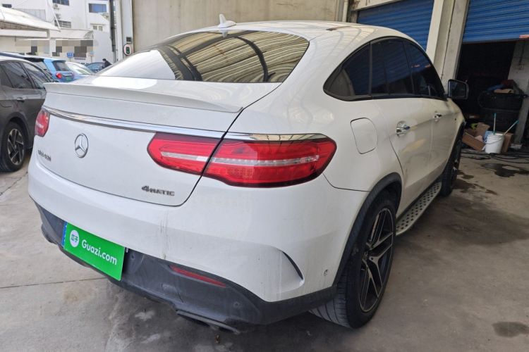 Used Mercedes-Benz GLE Coupe 2017 GLE 450 AMG 4MATIC Coupe SUV Rear Right 45 Deg