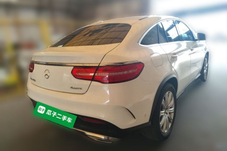 Used Mercedes-Benz GLE Coupe 2017 GLE 400 4MATIC Coupe SUV Rear Right 45 Deg