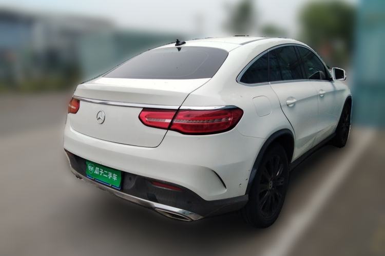 Used Mercedes-Benz GLE Coupe 2017 GLE 320 4MATIC Coupe SUV Rear Right 45 Deg