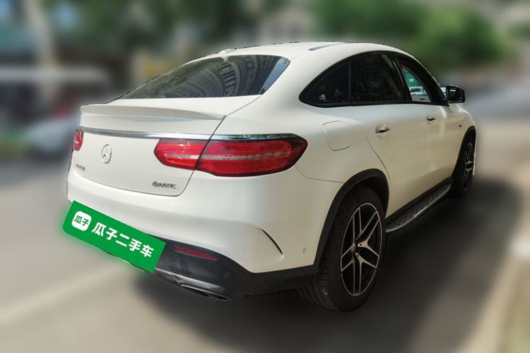 Used Mercedes-Benz GLE Coupe 2017 GLE 450 AMG 4MATIC Coupe SUV Rear Right 45 Deg