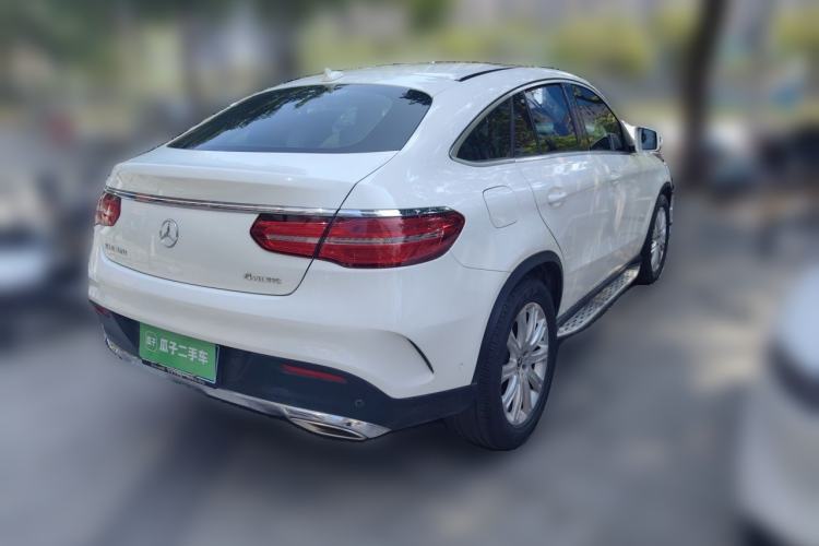 Used Mercedes-Benz GLE Coupe 2017 GLE 320 4MATIC Coupe SUV Rear Right 45 Deg