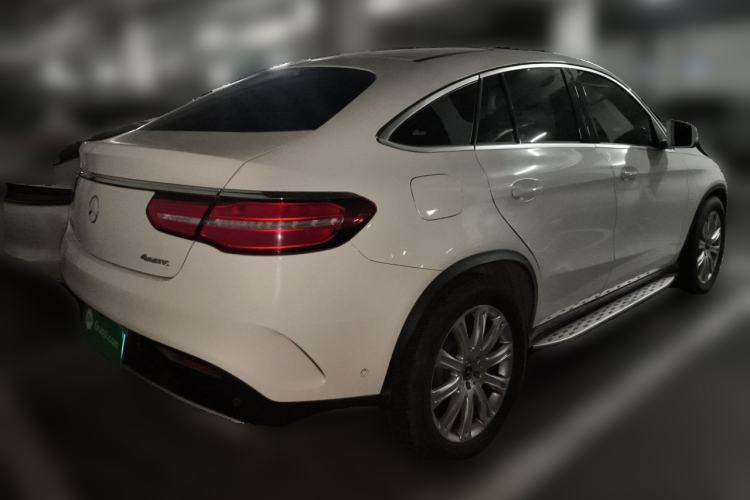 Used Mercedes-Benz GLE Coupe 2017 GLE 320 4MATIC Coupe SUV Rear Right 45 Deg