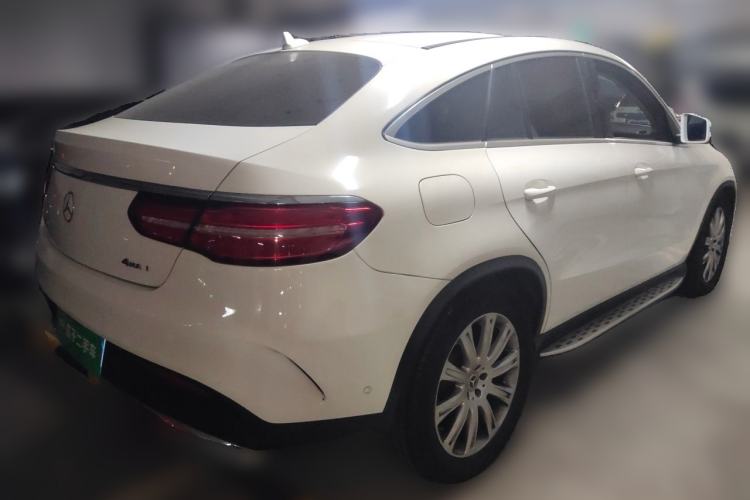 Used Mercedes-Benz GLE Coupe 2017 GLE 320 4MATIC Coupe SUV Rear Right 45 Deg