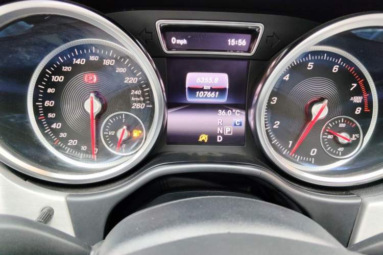 Used Mercedes-Benz GLE Coupe 2018 GLE 320 4MATIC Coupe SUV Odometer Close Up
