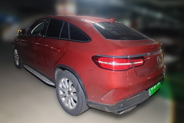 Used Mercedes-Benz GLE Coupe 2018 GLE 320 4MATIC Coupe SUV Rear Left 45 Deg