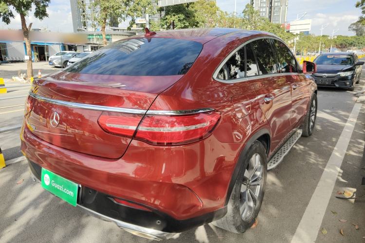 Used Mercedes-Benz GLE Coupe 2018 GLE 400 4MATIC Coupe SUV Rear Right 45 Deg