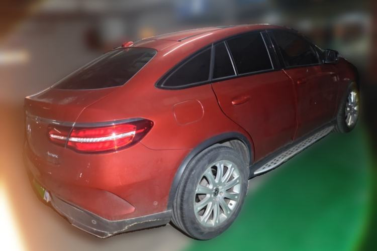 Used Mercedes-Benz GLE Coupe 2018 GLE 320 4MATIC Coupe SUV Rear Right 45 Deg