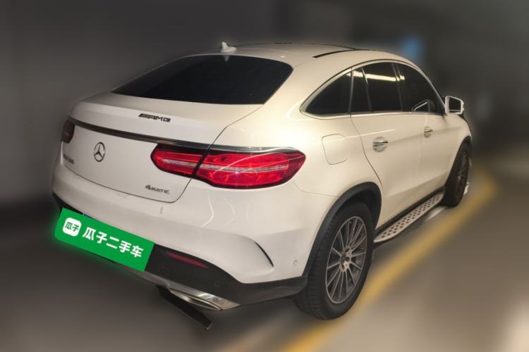 Used Mercedes-Benz GLE Coupe 2018 GLE 320 4MATIC Coupe SUV Rear Right 45 Deg