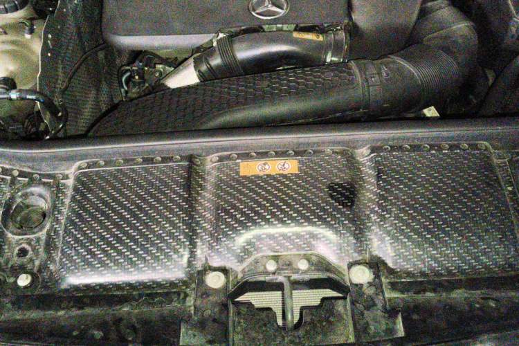 Used Mercedes-Benz GLE Coupe 2020 GLE 350 4MATIC Coupe SUV Luxury Model Engine Bay