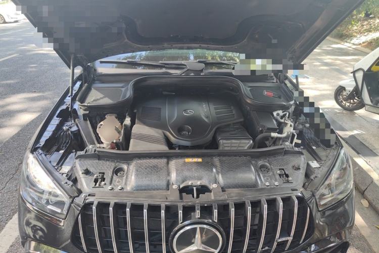Used Mercedes-Benz GLE Coupe 2020 GLE 450 4MATIC Coupe SUV Luxury Model Engine Bay