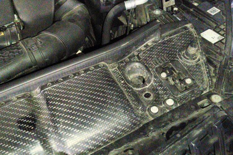 Used Mercedes-Benz GLE Coupe 2020 GLE 350 4MATIC Coupe SUV Luxury Model Engine Bay Left