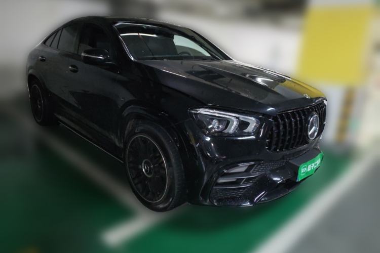 Used Mercedes-Benz GLE Coupe 2020 GLE 350 4MATIC Coupe SUV Luxury Model Front Right 45 Deg