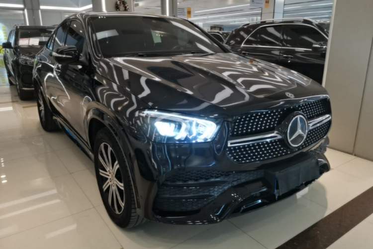 Used Mercedes-Benz GLE Coupe 2020 GLE 350 4MATIC Coupe SUV Luxury Model Front Right 45 Deg