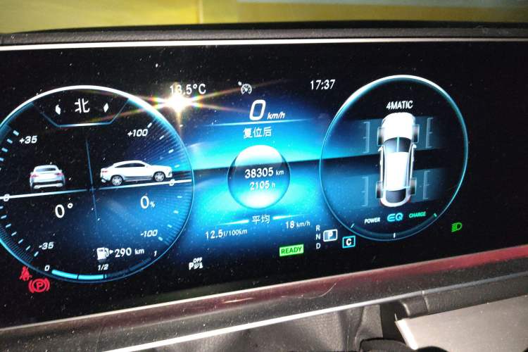 Used Mercedes-Benz GLE Coupe 2020 GLE 450 4MATIC Coupe SUV Fashion Model Odometer Close Up