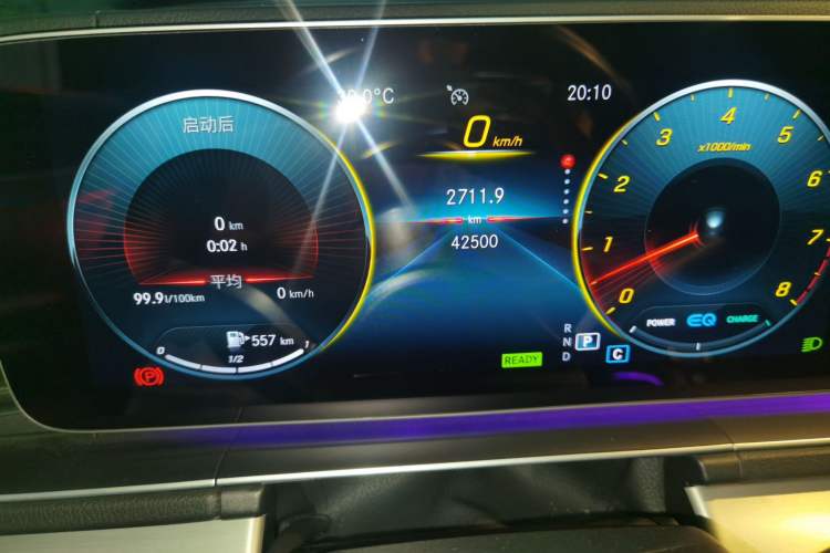 Used Mercedes-Benz GLE Coupe 2020 GLE 450 4MATIC Coupe SUV Fashion Model Odometer Close Up