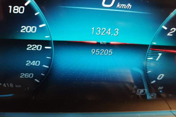 Used Mercedes-Benz GLE Coupe 2020 GLE 350 4MATIC Coupe SUV Luxury Model Odometer Close Up