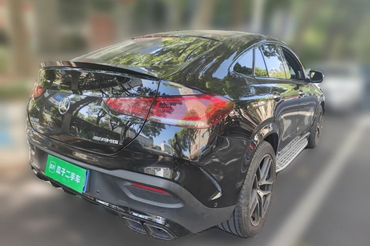 Used Mercedes-Benz GLE Coupe 2020 GLE 450 4MATIC Coupe SUV Luxury Model Rear Right 45 Deg