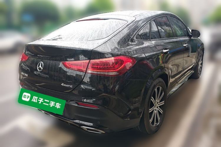 Used Mercedes-Benz GLE Coupe 2020 GLE 350 4MATIC Coupe SUV Luxury Model Rear Right 45 Deg