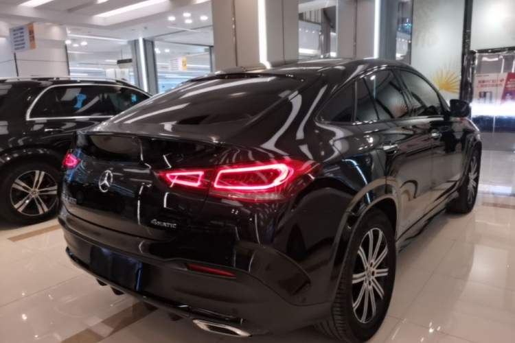Used Mercedes-Benz GLE Coupe 2020 GLE 350 4MATIC Coupe SUV Luxury Model Rear Right 45 Deg