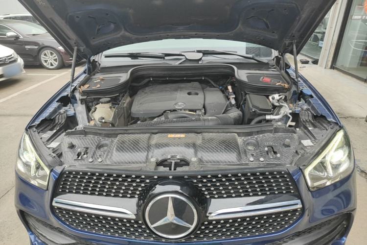 Used Mercedes-Benz GLE Coupe 2020 GLE 350 4MATIC Coupe SUV Luxury Model Engine Bay