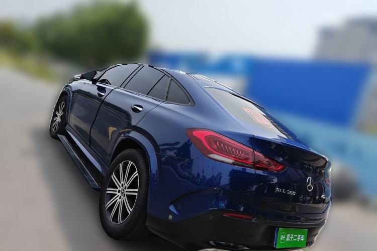 Used Mercedes-Benz GLE Coupe 2020 GLE 350 4MATIC Coupe SUV Luxury Model Rear Left 45 Deg