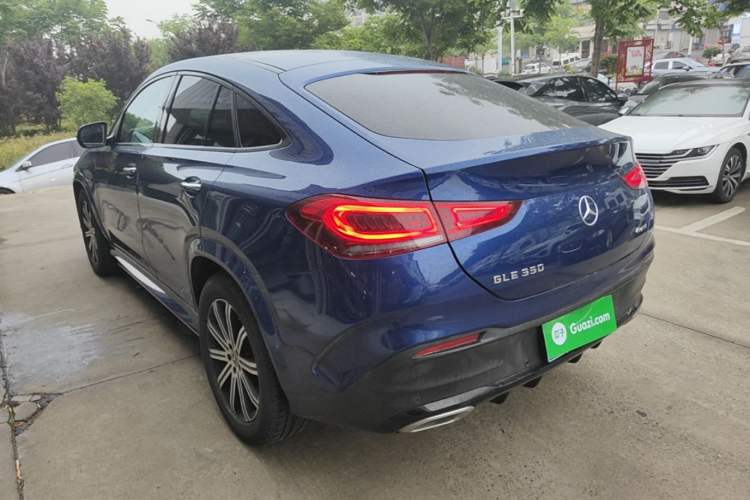 Used Mercedes-Benz GLE Coupe 2020 GLE 350 4MATIC Coupe SUV Luxury Model Rear Left 45 Deg