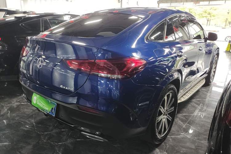 Used Mercedes-Benz GLE Coupe 2020 GLE 350 4MATIC Coupe SUV Luxury Model Rear Right 45 Deg