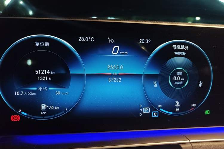 Used Mercedes-Benz GLE Coupe 2020 GLE 350 4MATIC Coupe SUV Fashion Model Odometer Close Up
