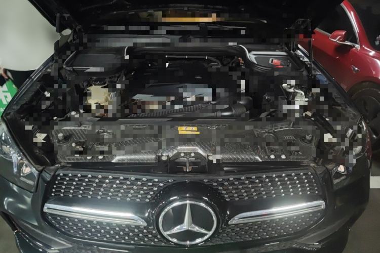 Used Mercedes-Benz GLE Coupe 2020 GLE 350 4MATIC Coupe SUV Luxury Model Engine Bay