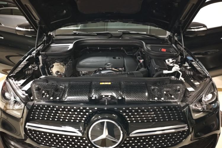 Used Mercedes-Benz GLE Coupe 2020 GLE 350 4MATIC Coupe SUV Luxury Model Engine Bay