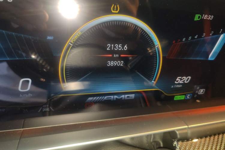 Used Mercedes-Benz GLE Coupe 2020 GLE 450 4MATIC Coupe SUV Fashion Model Odometer Close Up