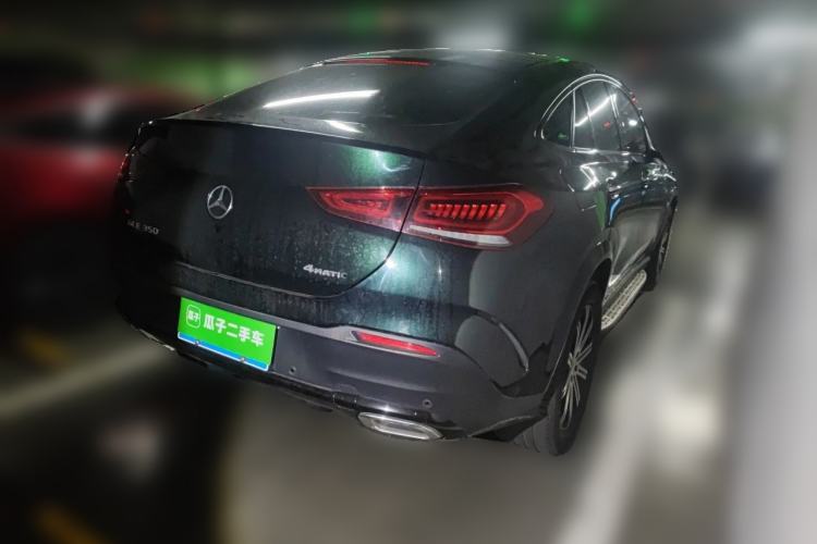 Used Mercedes-Benz GLE Coupe 2020 GLE 350 4MATIC Coupe SUV Luxury Model Rear Right 45 Deg