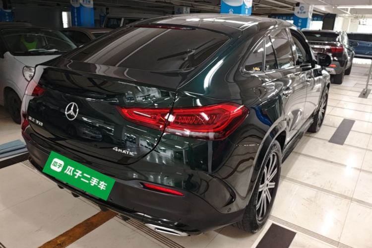 Used Mercedes-Benz GLE Coupe 2020 GLE 350 4MATIC Coupe SUV Luxury Model Rear Right 45 Deg