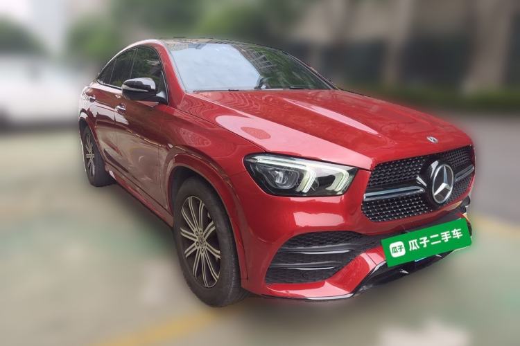 Used Mercedes-Benz GLE Coupe 2020 GLE 350 4MATIC Coupe SUV Luxury Model Front Right 45 Deg