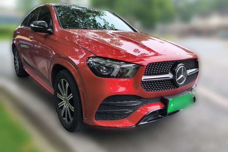 Used Mercedes-Benz GLE Coupe 2020 GLE 350 4MATIC Coupe SUV Luxury Model Front Right 45 Deg