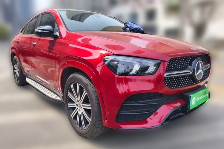 Used Mercedes-Benz GLE Coupe 2020 GLE 350 4MATIC Coupe SUV Luxury Model Front Right 45 Deg