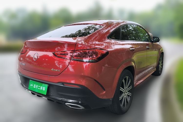 Used Mercedes-Benz GLE Coupe 2020 GLE 350 4MATIC Coupe SUV Luxury Model Rear Right 45 Deg