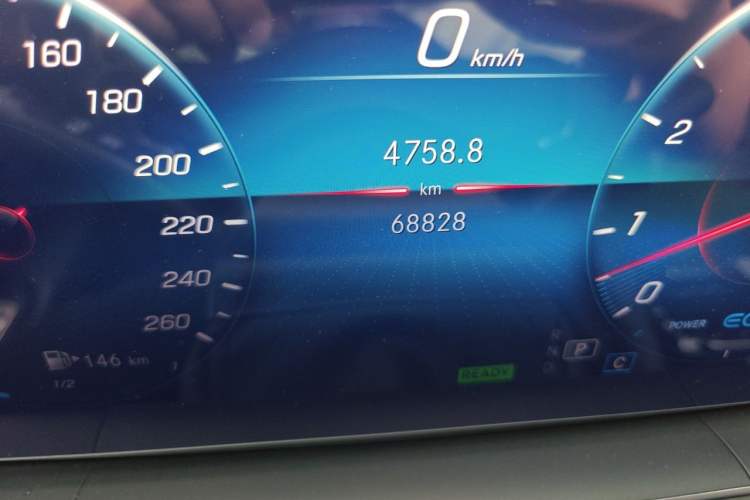 Used Mercedes-Benz GLE Coupe 2020 GLE 450 4MATIC Coupe SUV Luxury Model Odometer Close Up