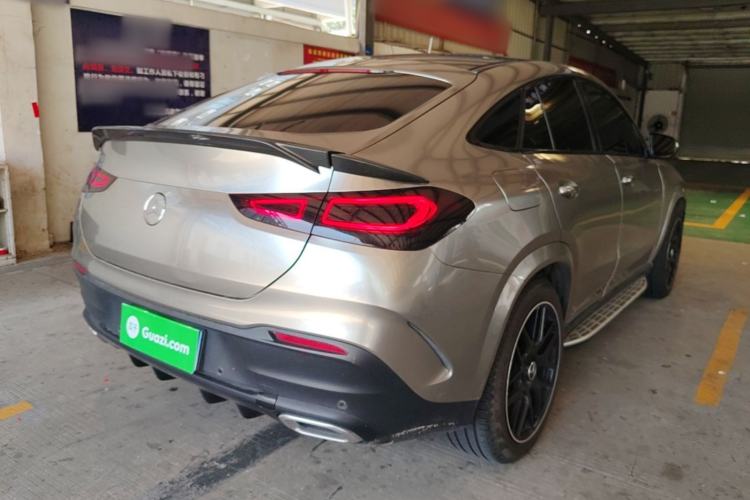 Used Mercedes-Benz GLE Coupe 2020 GLE 450 4MATIC Coupe SUV Luxury Model Rear Right 45 Deg