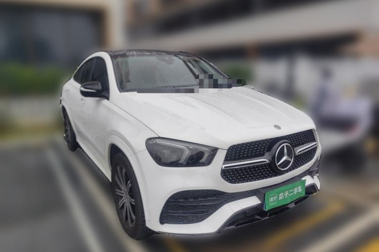 Used Mercedes-Benz GLE Coupe 2020 GLE 350 4MATIC Coupe SUV Luxury Model Front Right 45 Deg