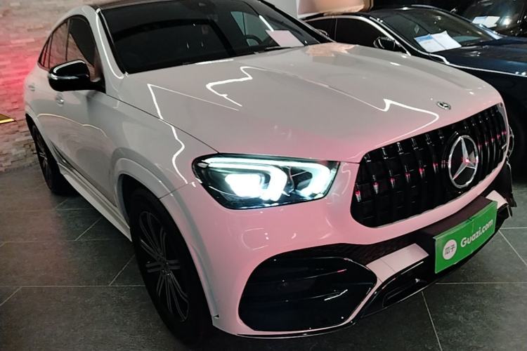 Used Mercedes-Benz GLE Coupe 2020 GLE 350 4MATIC Coupe SUV Luxury Model Front Right 45 Deg