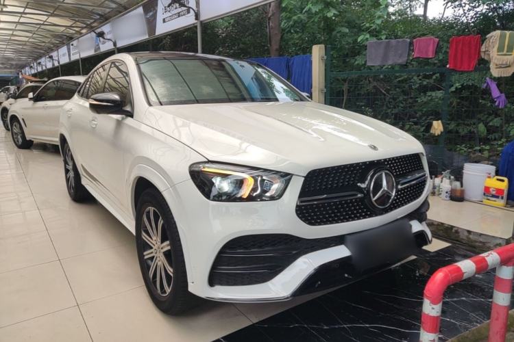 Used Mercedes-Benz GLE Coupe 2020 GLE 350 4MATIC Coupe SUV Luxury Model Front Right 45 Deg
