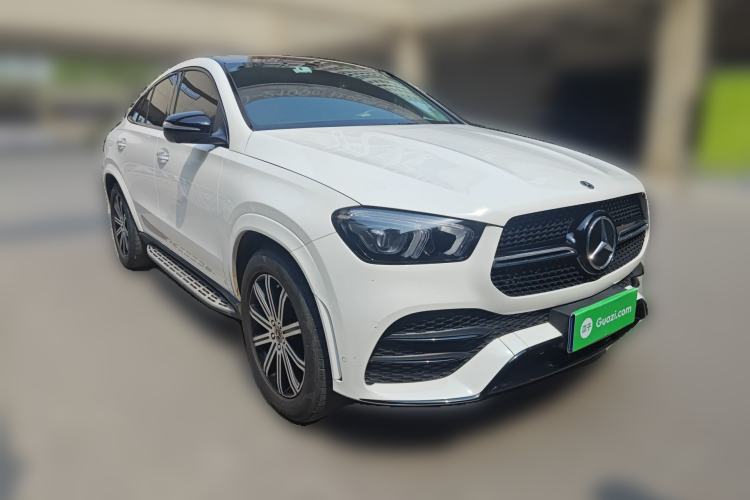 Used Mercedes-Benz GLE Coupe 2020 GLE 350 4MATIC Coupe SUV Luxury Model Front Right 45 Deg