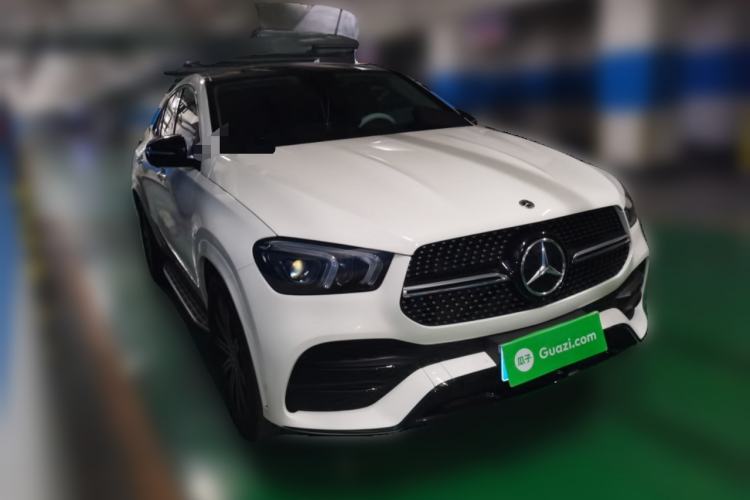 Used Mercedes-Benz GLE Coupe 2020 GLE 350 4MATIC Coupe SUV Luxury Model Front Right 45 Deg