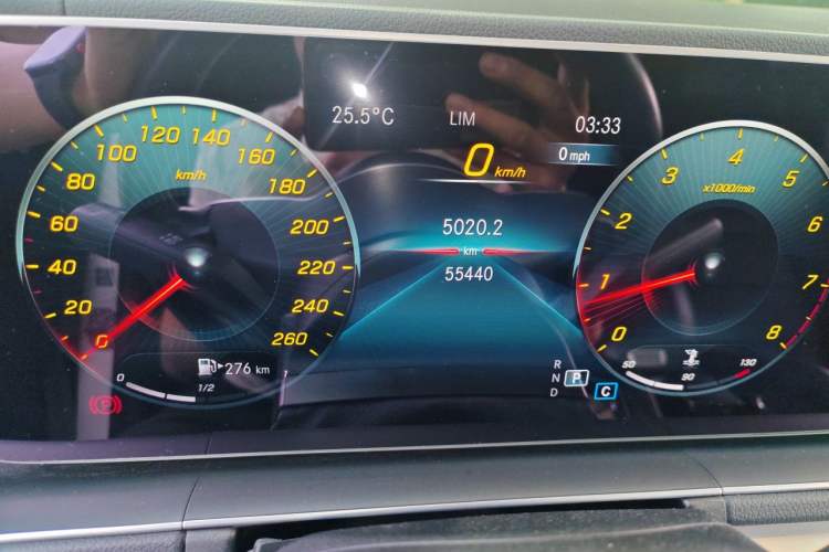 Used Mercedes-Benz GLE Coupe 2020 GLE 350 4MATIC Coupe SUV Luxury Model Odometer Close Up