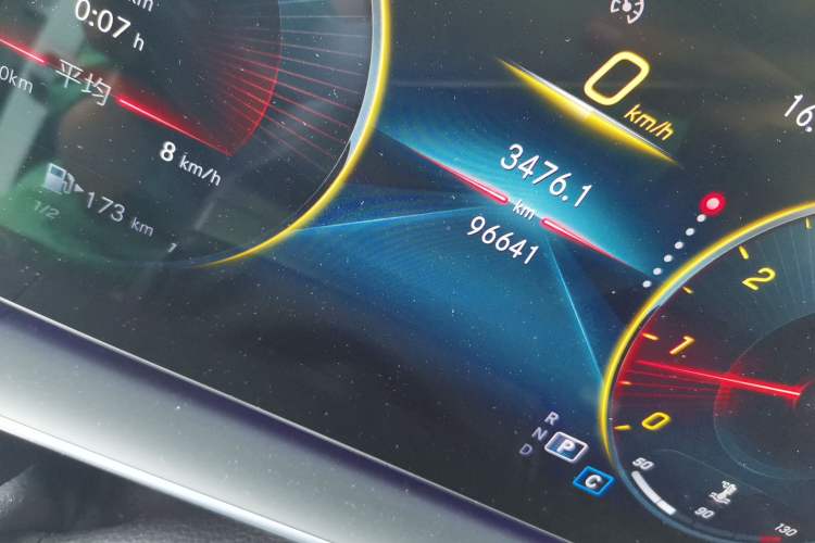 Used Mercedes-Benz GLE Coupe 2020 GLE 350 4MATIC Coupe SUV Luxury Model Odometer Close Up