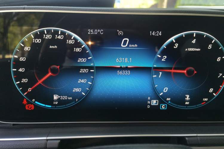 Used Mercedes-Benz GLE Coupe 2020 GLE 350 4MATIC Coupe SUV Luxury Model Odometer Close Up