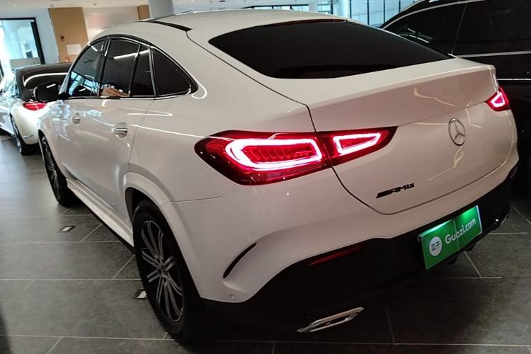 Used Mercedes-Benz GLE Coupe 2020 GLE 350 4MATIC Coupe SUV Luxury Model Rear Left 45 Deg
